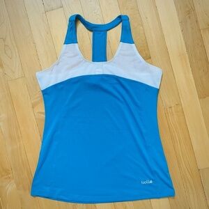 Bollé Small Blue and White Athletic Top